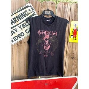 Vintage Y2K The Red Chord band Cut sleeves Shirt Size S